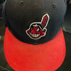 New Era 59Fifty MLB Cleveland Indians Hat 7 1/4